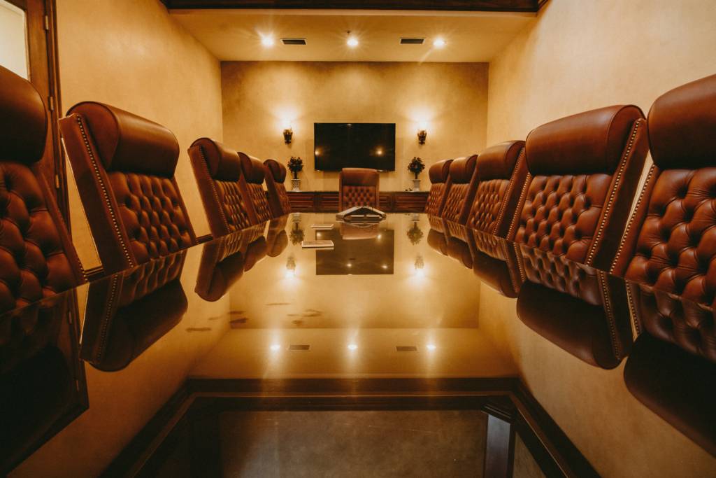Long conference table