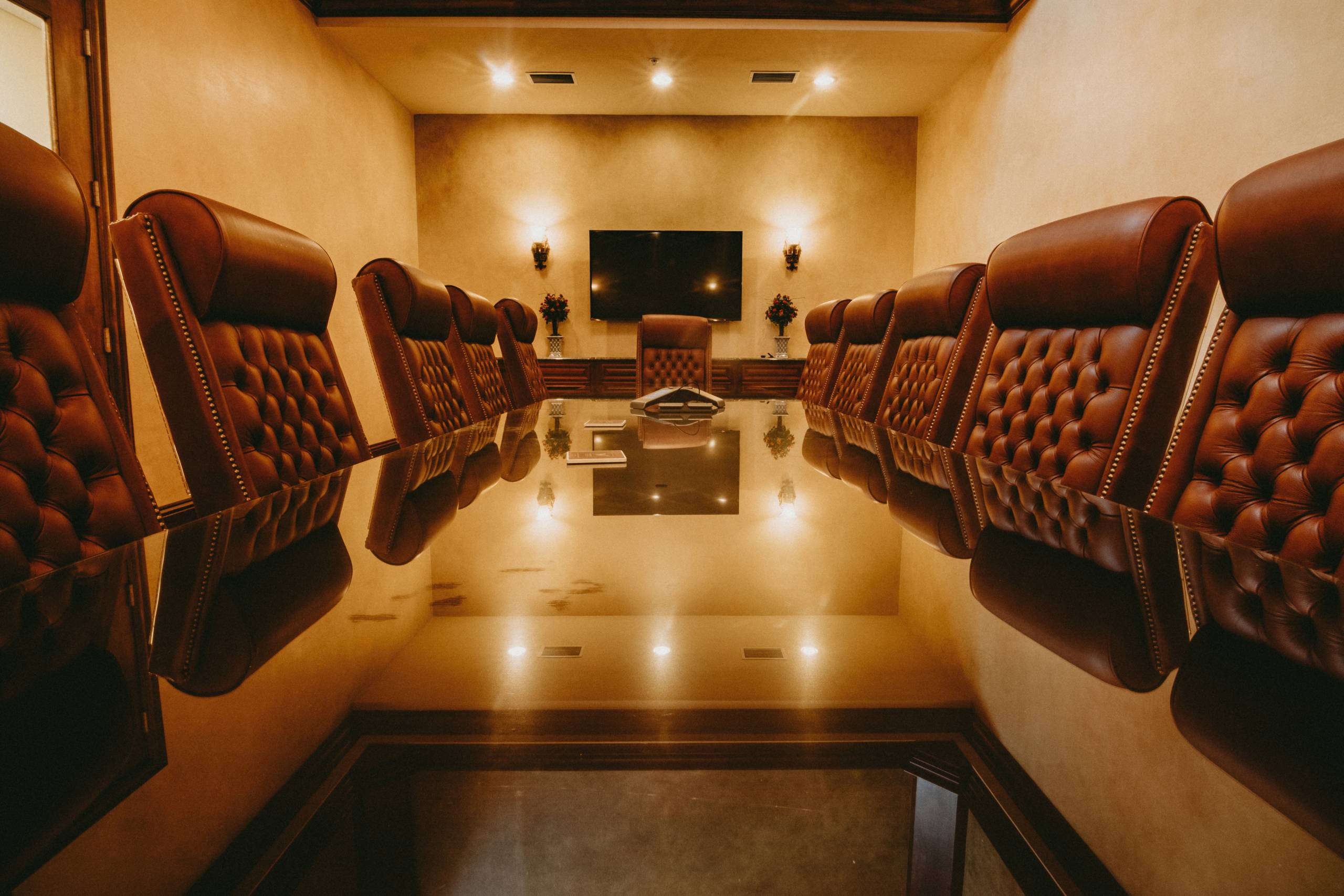 Long conference table