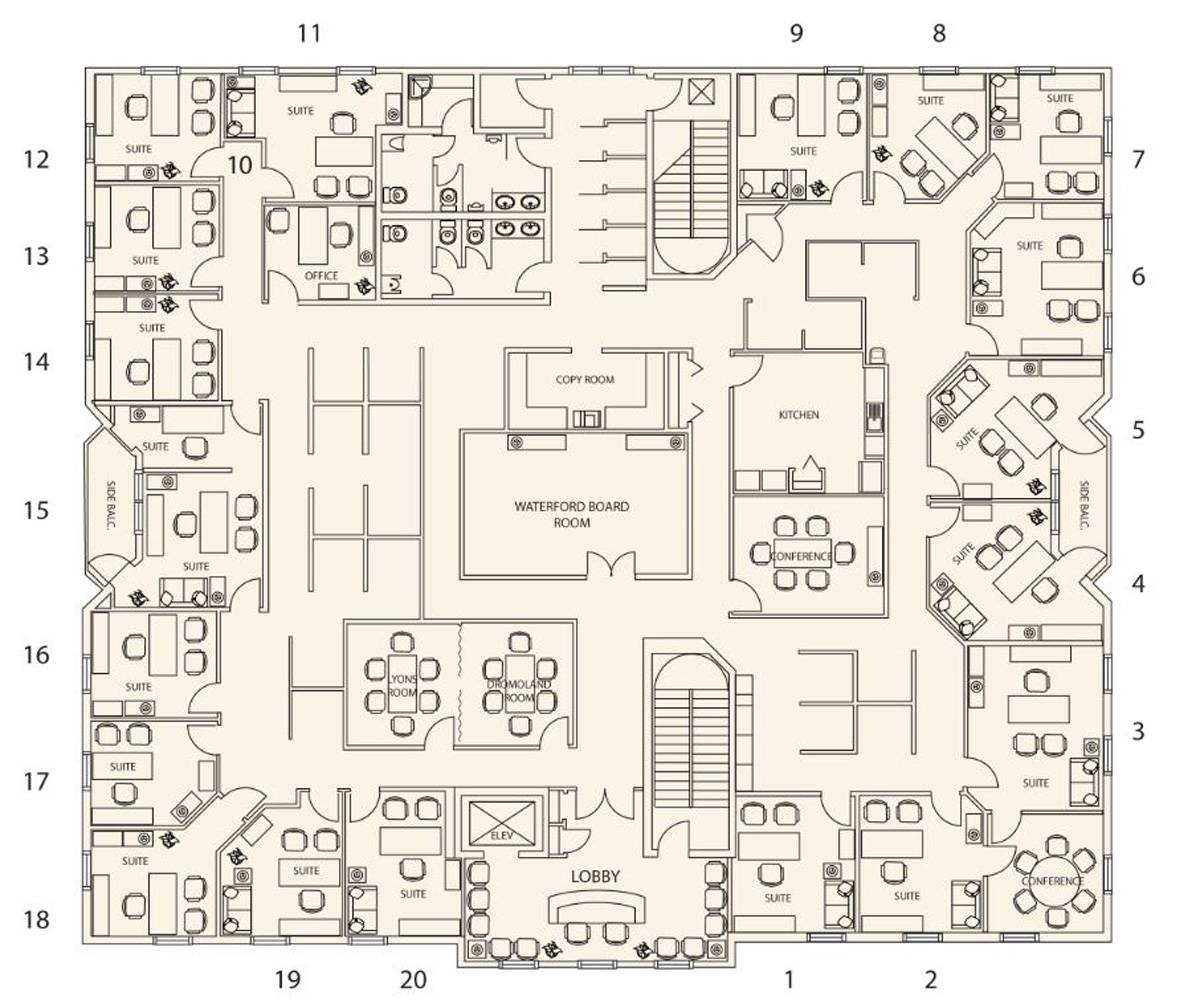 Image of a floor plan for Waterford Centre